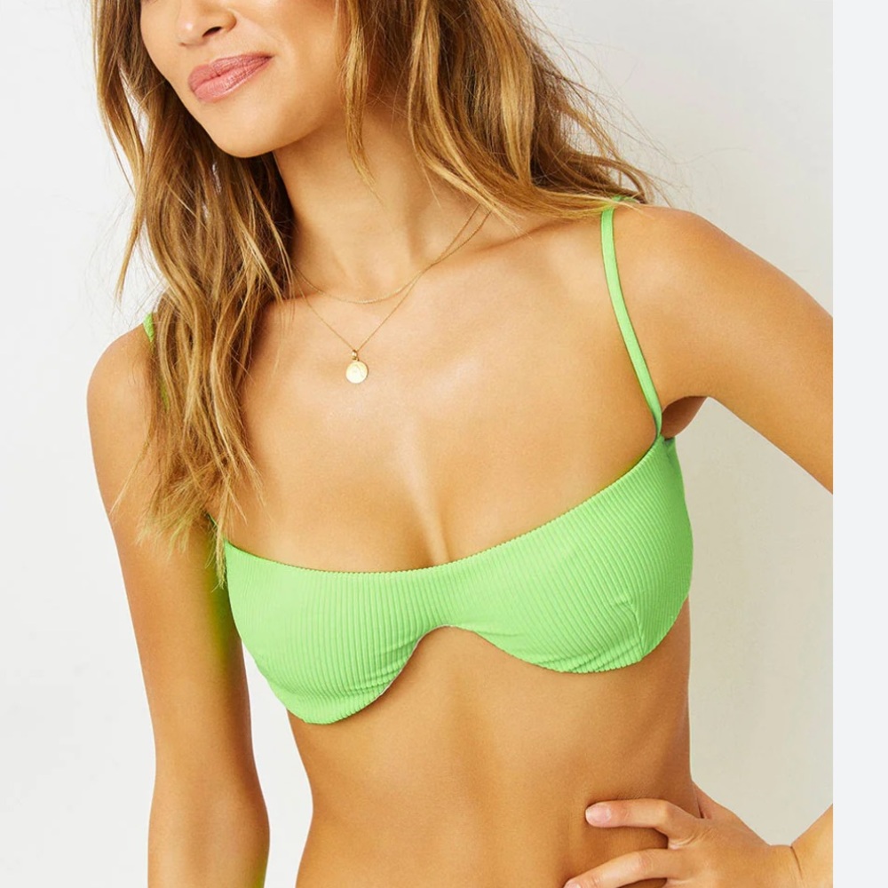 Frankie's Bikinis Lime Green Bikini